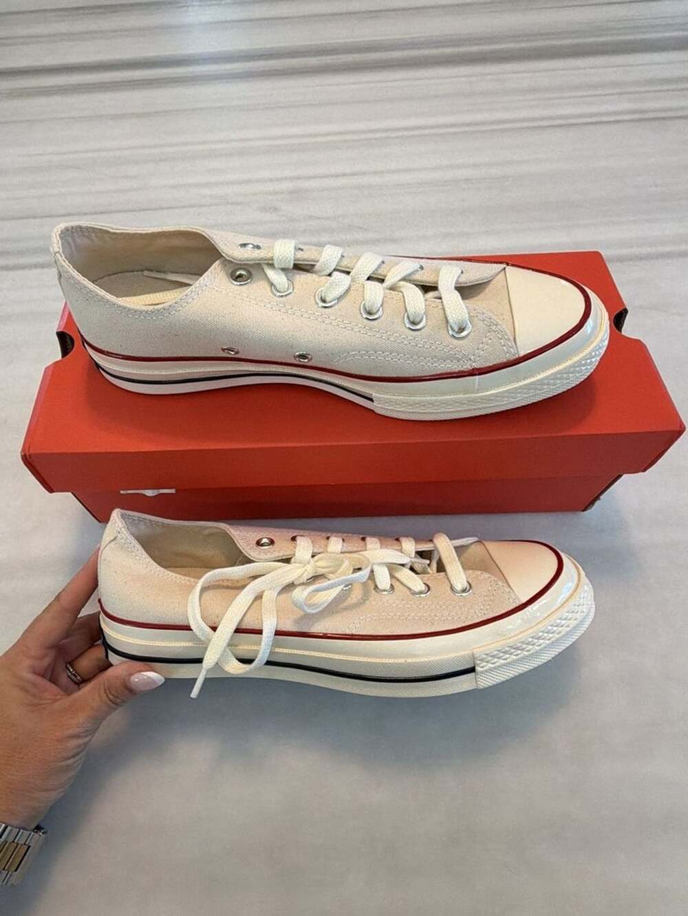Converse Chuck 70 Ox Low Top Vintage Canvas Shoes Parchment Men's 8 / Women's 10